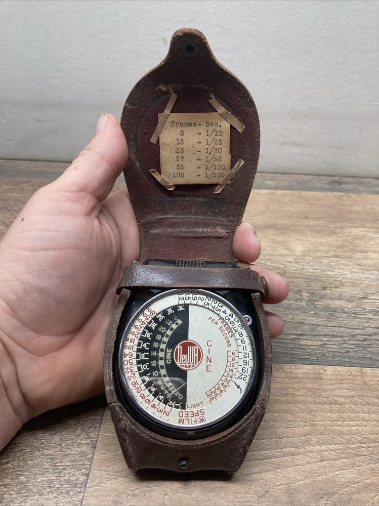 Vintage DeJUR Light Exposure Meter Model 40. Working.