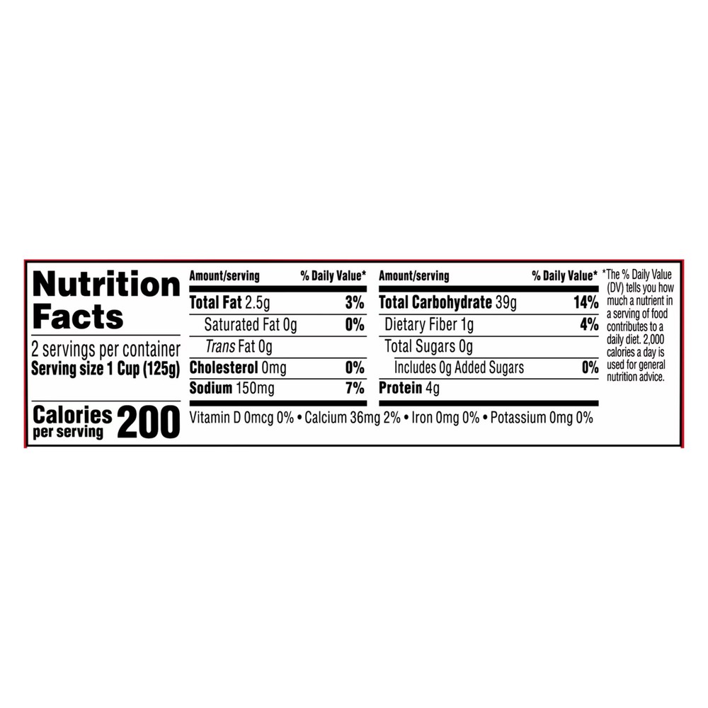 Microwaveable White Rice Cups Gluten Free