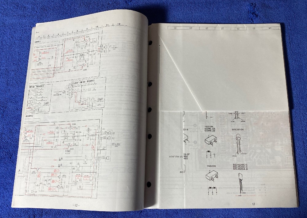 SONY DXA-C70 MINI HIFI COMPONENT SYSTEM ORIGINAL SERVICE MANUAL SCHEMATIC M798x