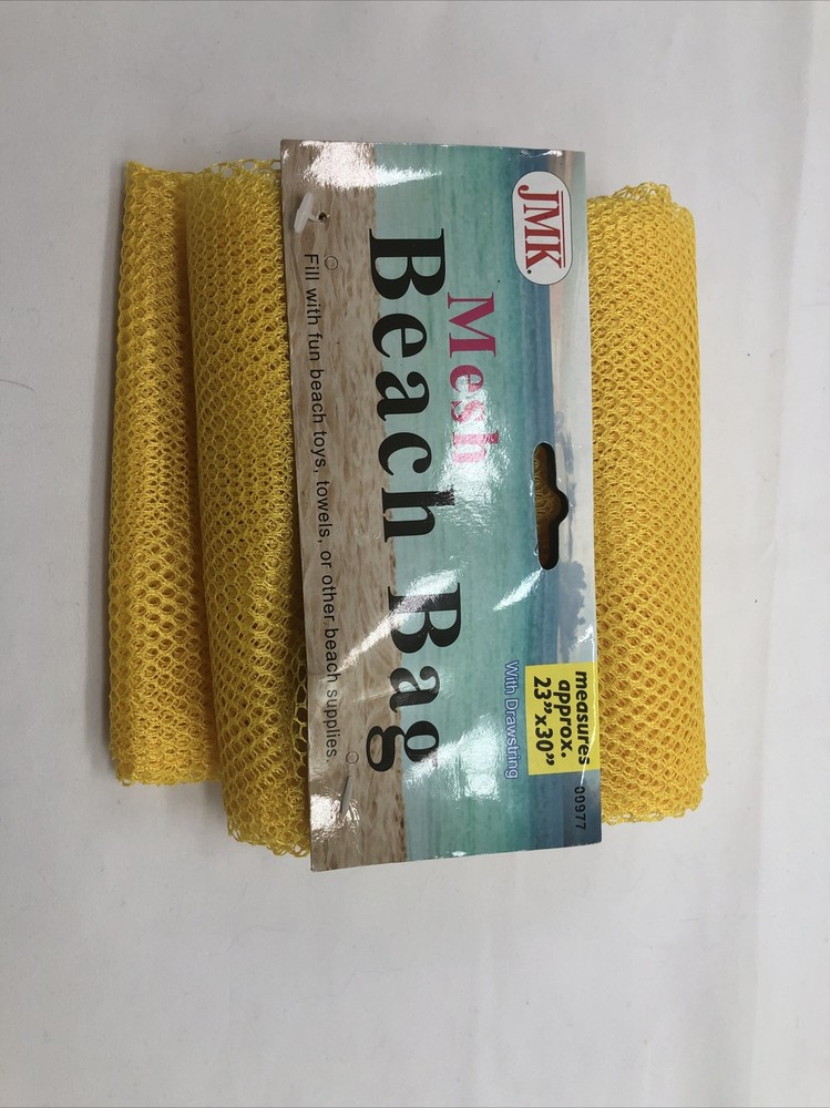 Mesh Drawstring Beach Bag 23 X 30