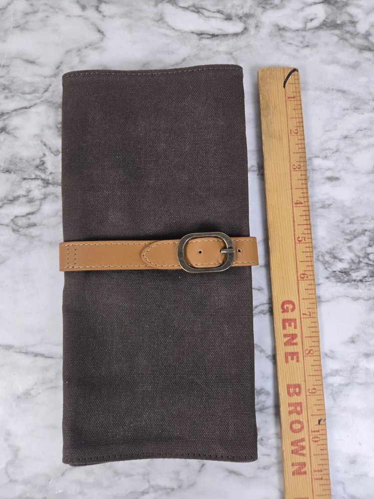 Mark & Graham Becket Canvas/Leather Fold Up Tech Case