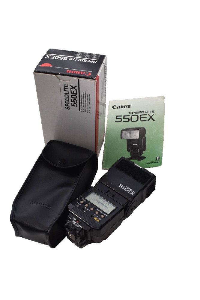 CANON 550 EX Flash Boxed EX Condition