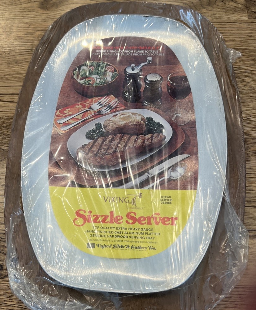 Vintage Viking  Sizzler Server  New