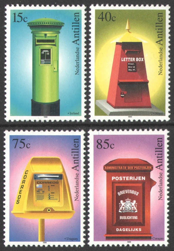 Netherlands Antilles 1998, Mailboxes, MNH VF