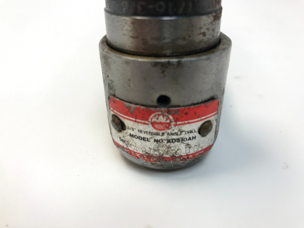 MAC TOOLS AD510AH 3/8" 90 DEGREE ANGLE KEYED REVERSIBLE AIR DRILL TOOL