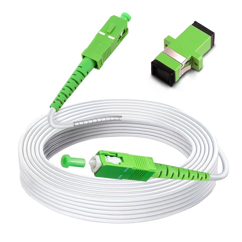 Armored fiber optic patch cable single mode internet cord