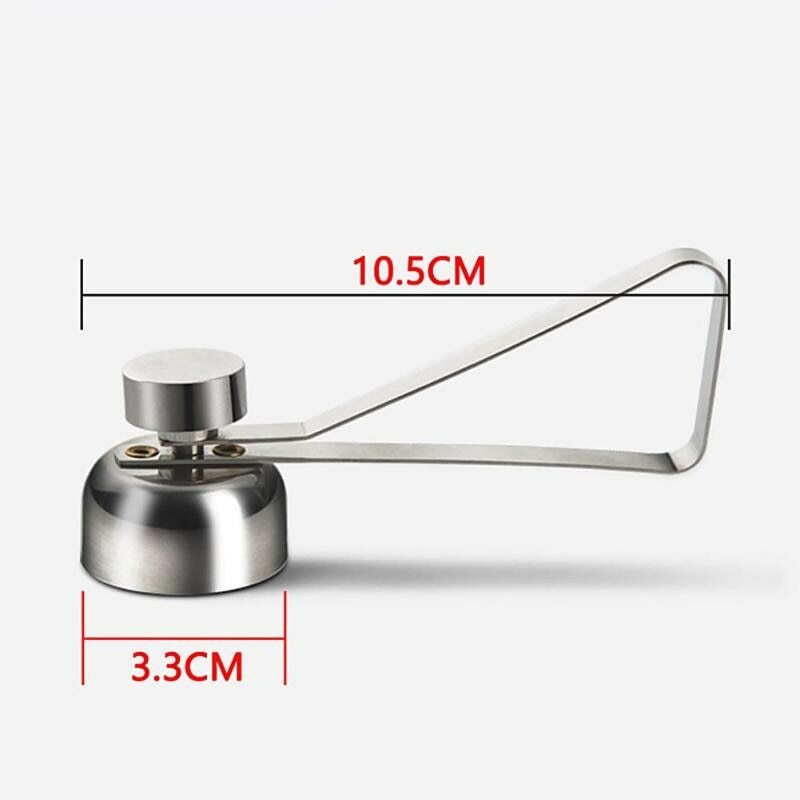 Stainless Steel Egg Topper Cutter Shell Opener Boiled Raw Egg Cracker Knocker