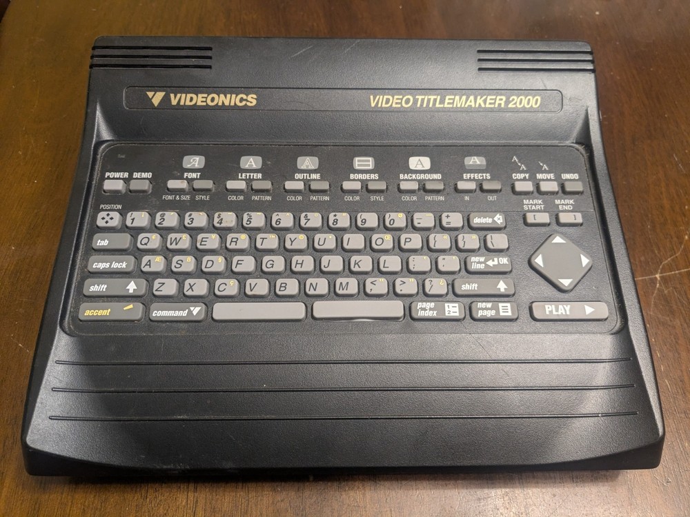 Videonics Video Titlemaker 2000 NTSC - As-Is