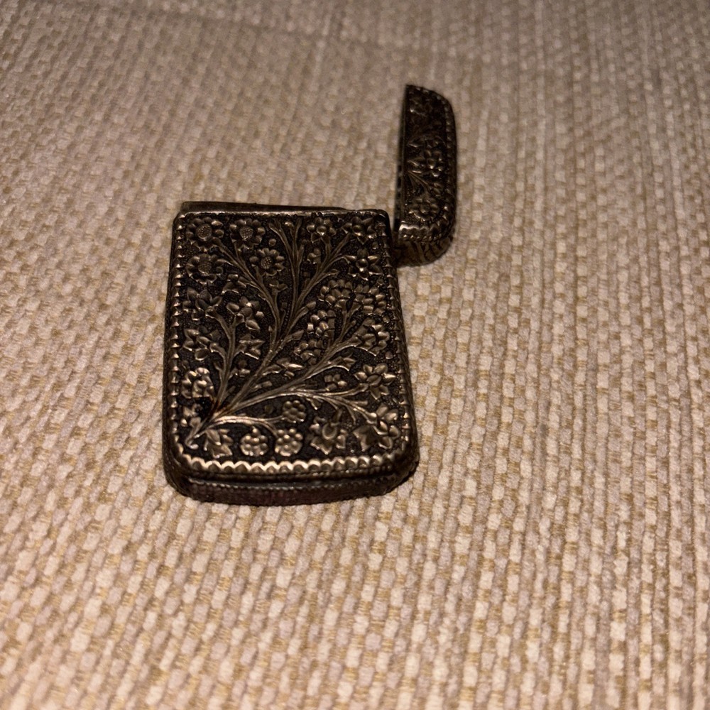 STERLING SILVER CASE VINTAGE COLLECTABLE ANTIQUE
