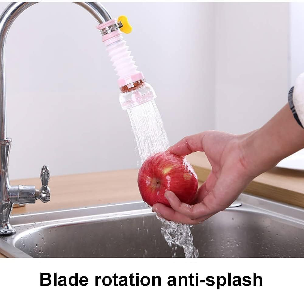 3pc Faucet Extender Filter 360° Rotating Pull Out Tap Purifier