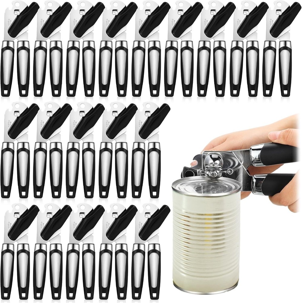 20 Pcs Manual Can Opener with Sharp Blade Smooth Edge Multifunctional Kitchen...