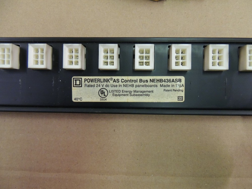 NEHB436ASB SQUARE D POWERLINK AS CONTROL BUS, 18 CIRCUIT, USED