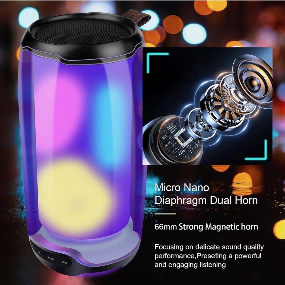 Bluetooth Speaker, Portable Karaoke Machine With 2 Wireless Microphones