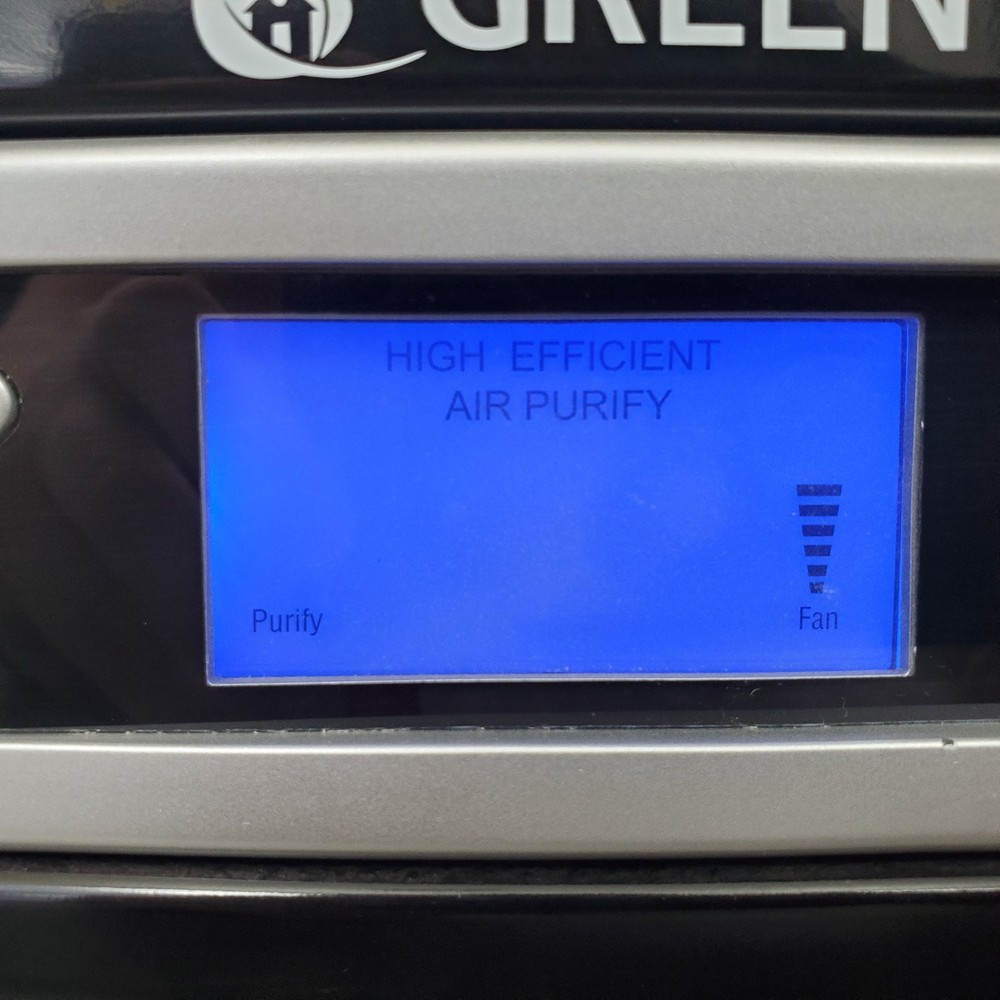 Green Air Pro HEPA Air Purifier Ionizer With Digital Control Panel & Timer