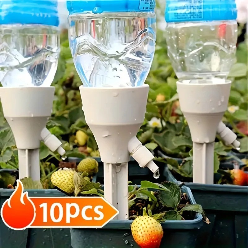 10 Pcs Automatic Self Watering Spikes System Adjustable Plant Waterer Devices
