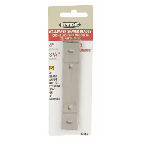 Hyde 33255 Replacement Blade, 4" Overall L, Pk5