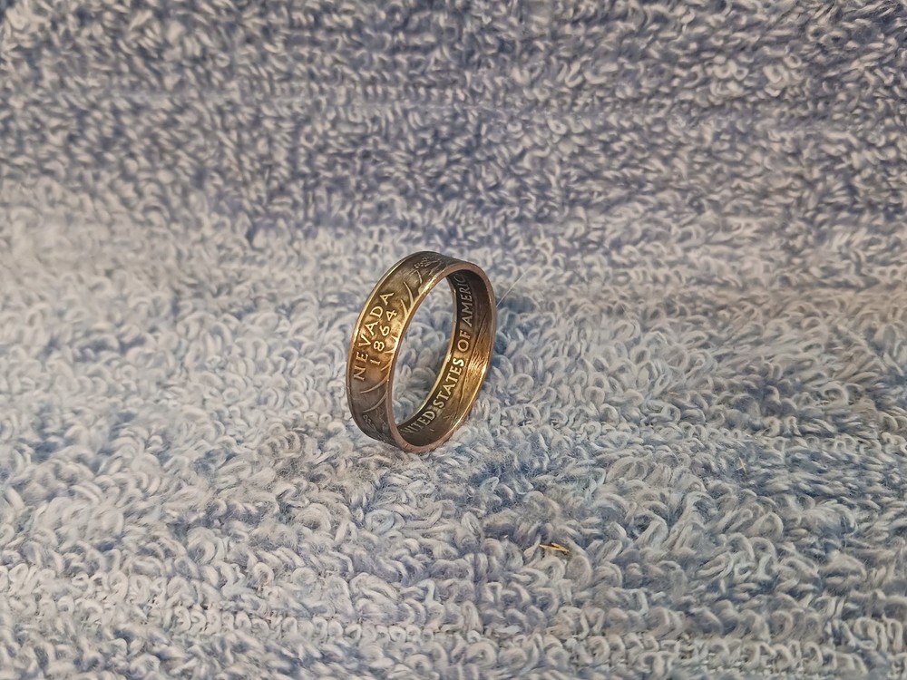NEVADA State Washington Quarters coin ring 10  (2006) clad