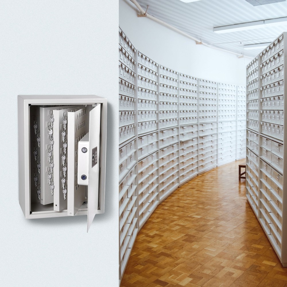 245 Hook Key Safe Security Lock Storage Box Digital Electronic Cabinet Organizer