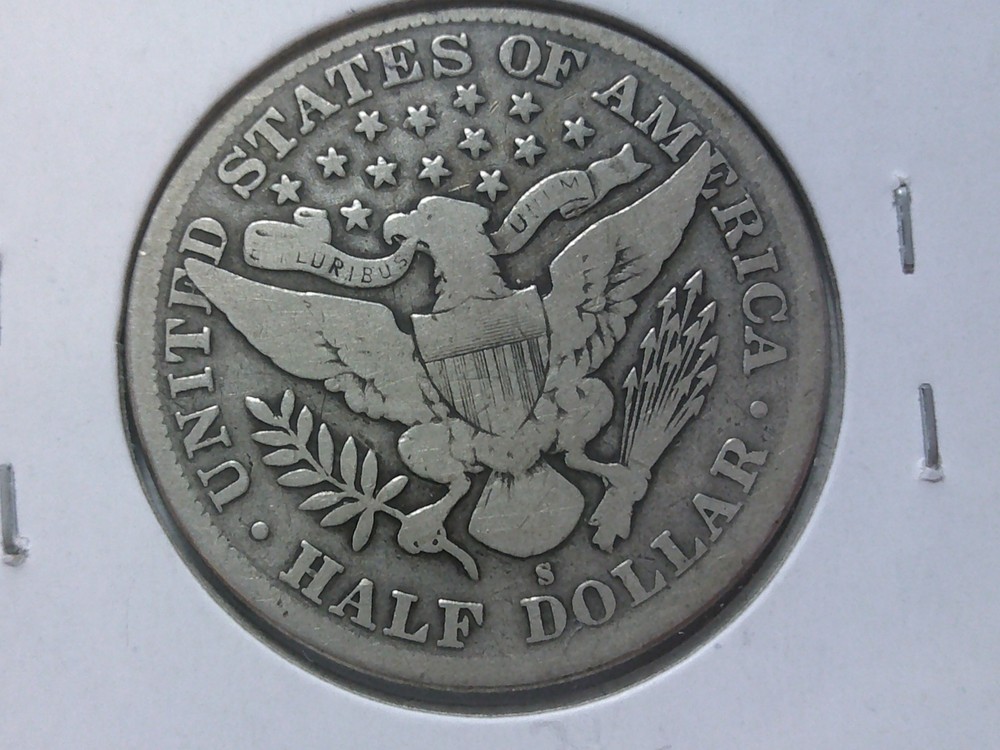 1895-S Barber Half Dollar