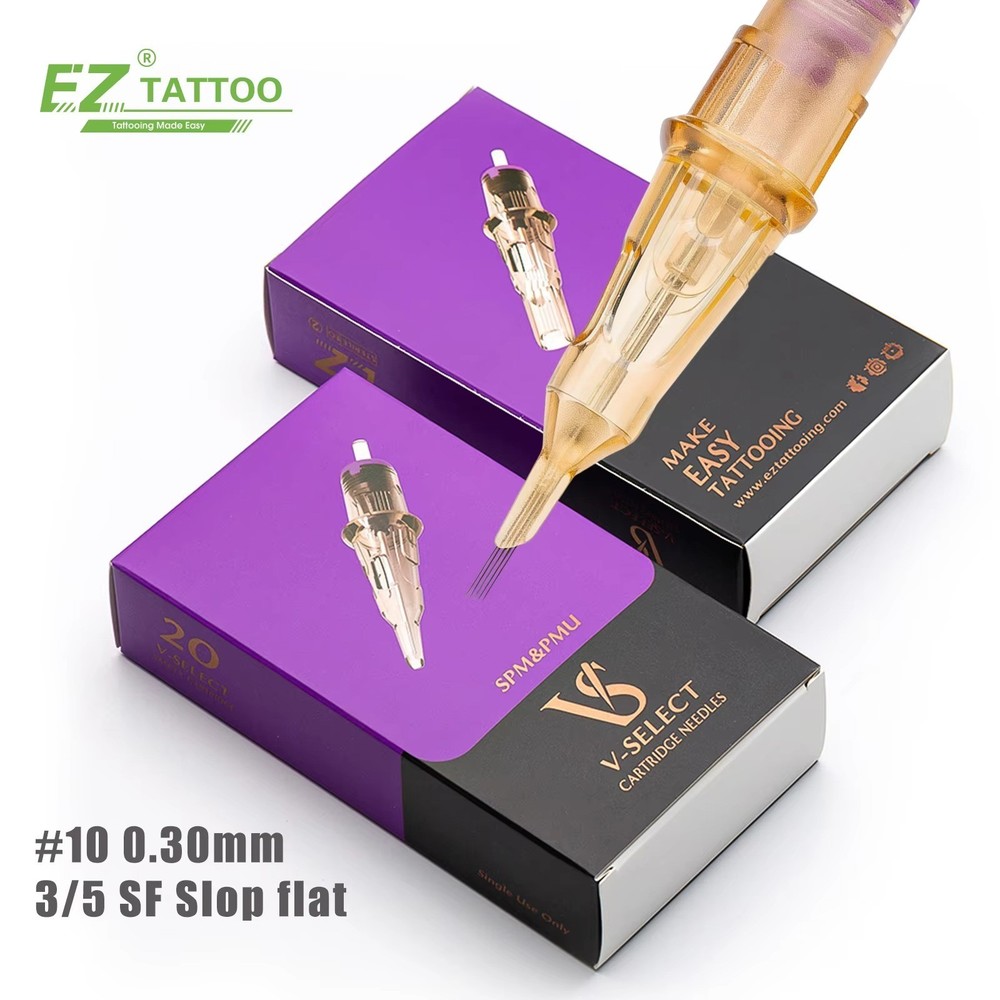 1003SF 1005SF Slope Flat EZ Needles V Select Micropigmentation Permanent Make-Up