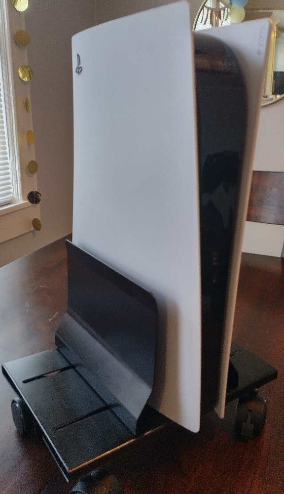 Gaming Console Computer Cart BLACK WITH CASTERS NIB