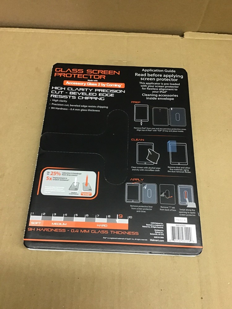 Blackweb Glass Screen Protector For Ipad 5 **Brand New**
