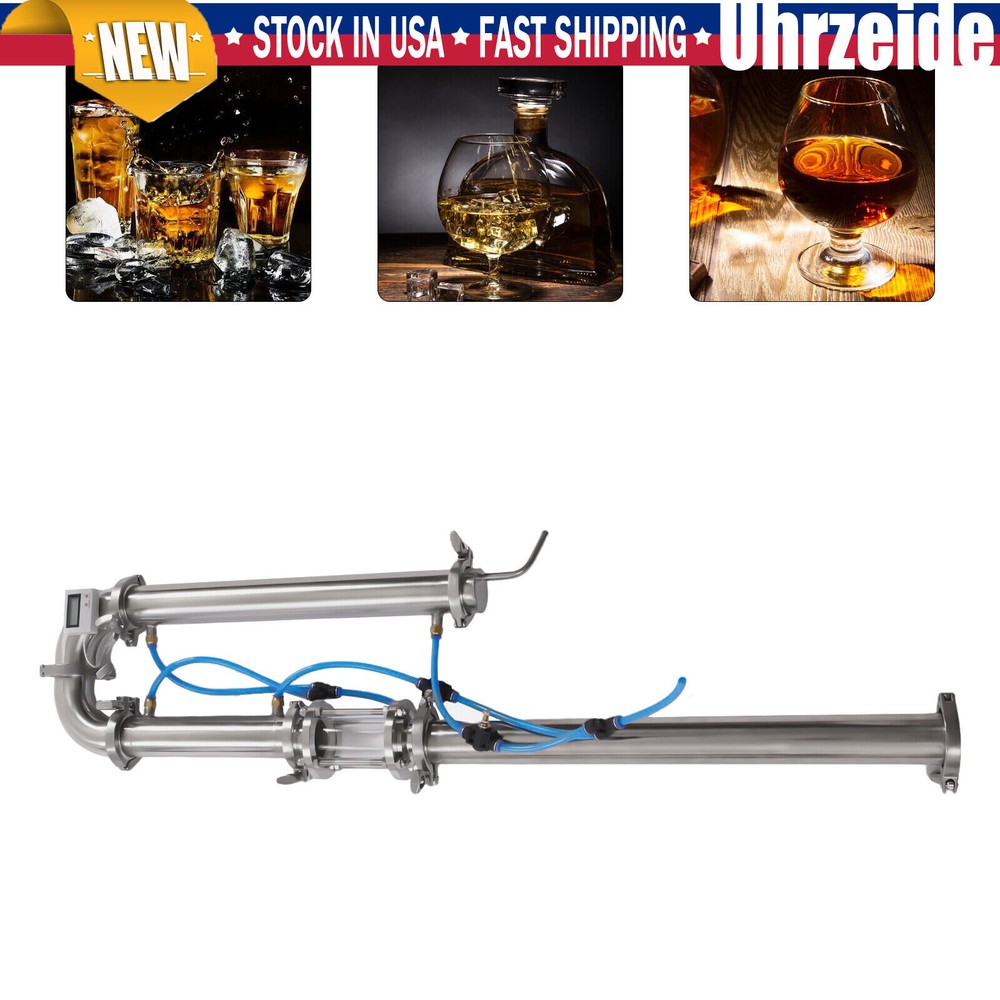 2"inch Stainless Still Moonshine Reflux Distilling Column Brew Wine Making Tool