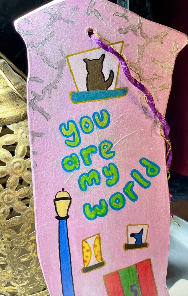 Wooden Hand Painted Keepsake Message Board, With Easel , Special Gift