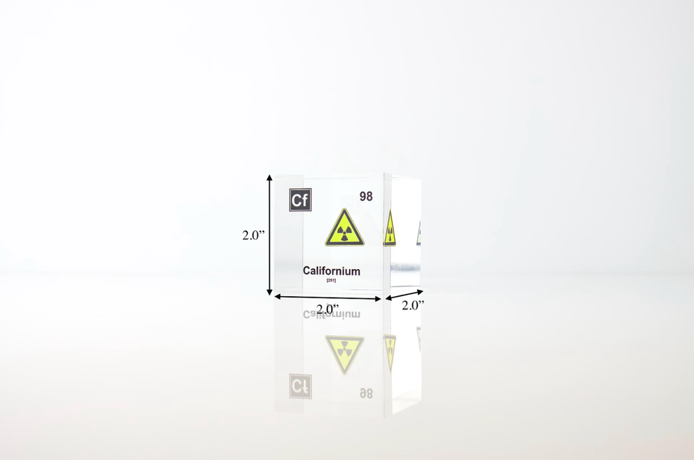 Californium Element Cube