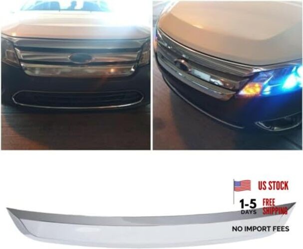 Front Lower Grille Molding Trim Compatible with Fusion 2010-2012 Replacement