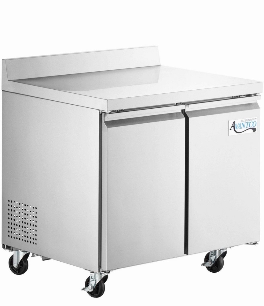 36" Worktop Refrigerator with 3 1/2" Backsplash