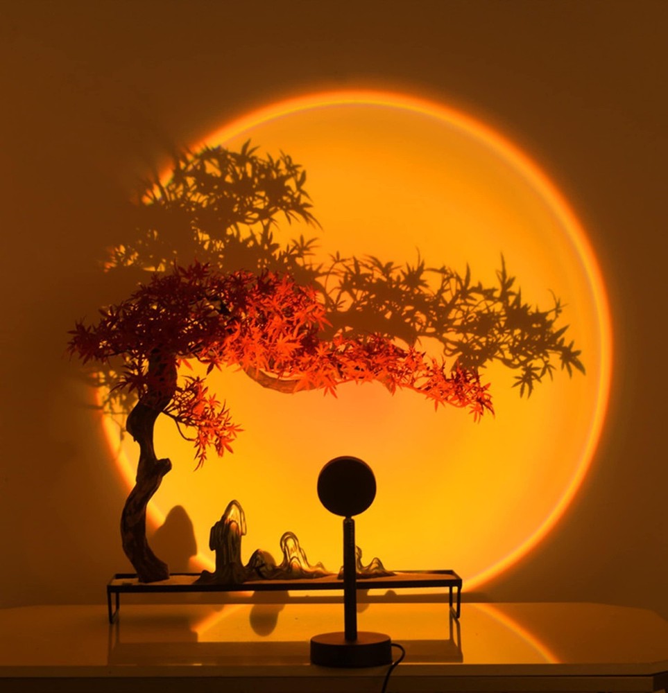 RGB Remote Controlled Smart App Sunset Lamp Projector