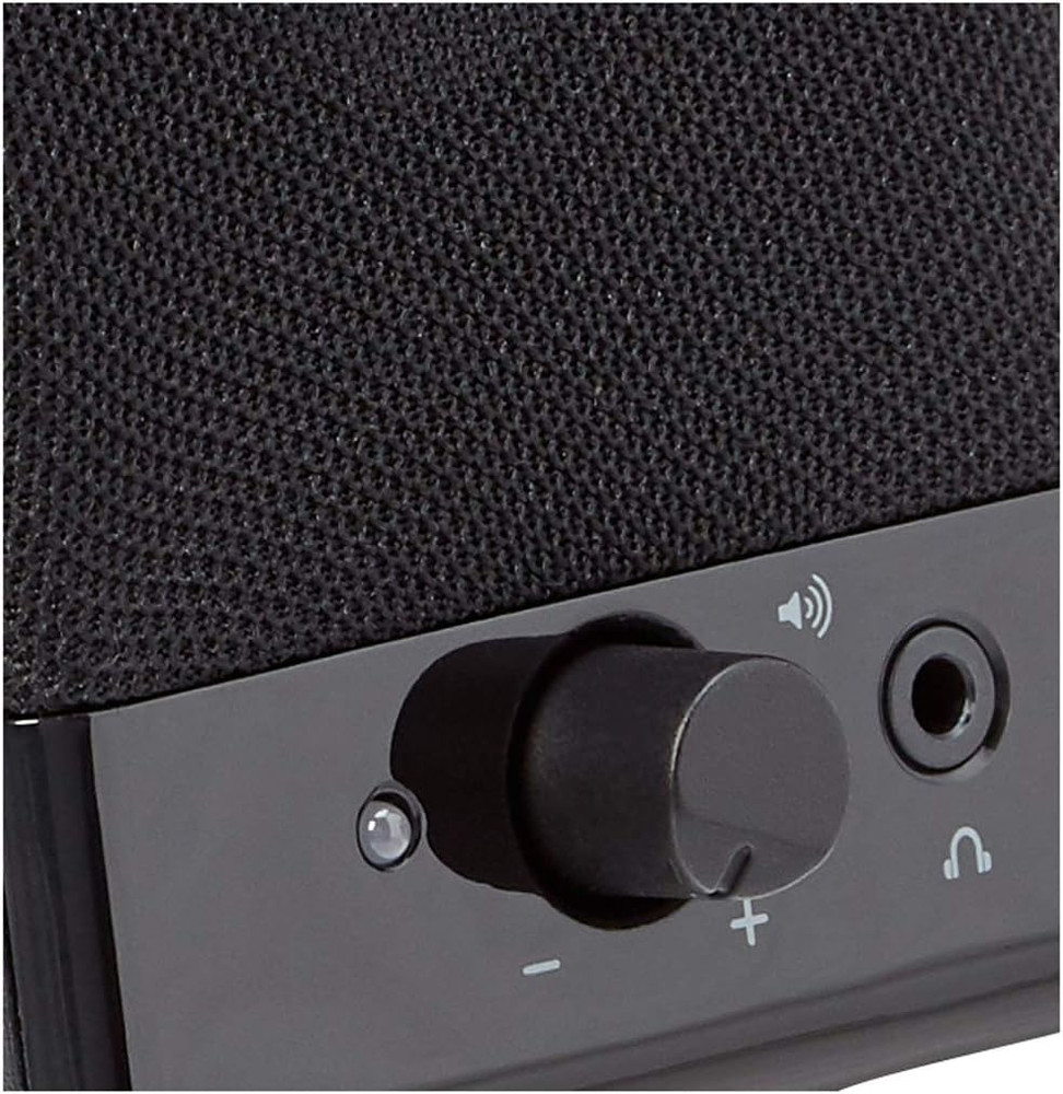 Usb-Powered Computer Speakers with Volume Control for Desktop or Laptop PC, Comp