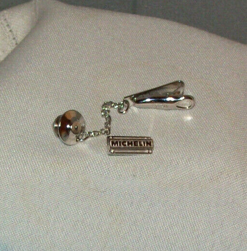 MICHELIN Sterling Silver Tie Tac with Clasp