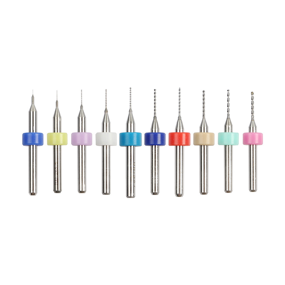 40PCS Carbide Micro Drill Bits Set 0.1-2.0mm PCB Driiling Bit for CNC Engraving