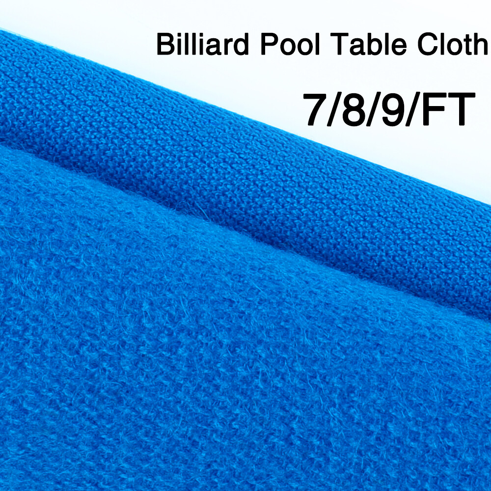 7/8/9FT Worsted Billiard Pool Table Cloth Felt Fast Speed Protector PRE-CUT Rail