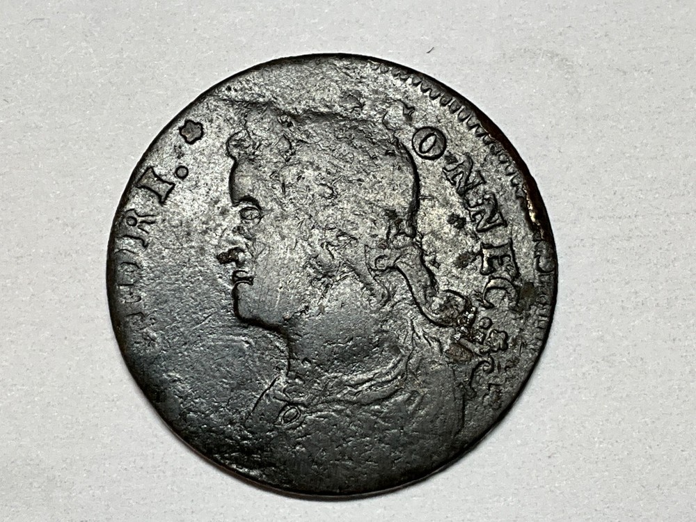 1788 Connecticut Colonial Copper Draped Bust Facing Left #45