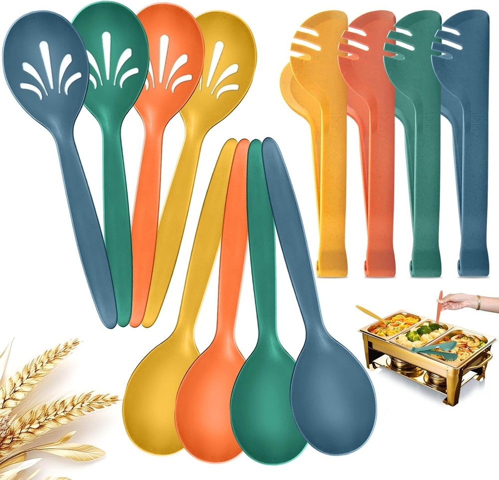 Reble Plastic Serving Utensils, Wheat st Lar Serving set Serving