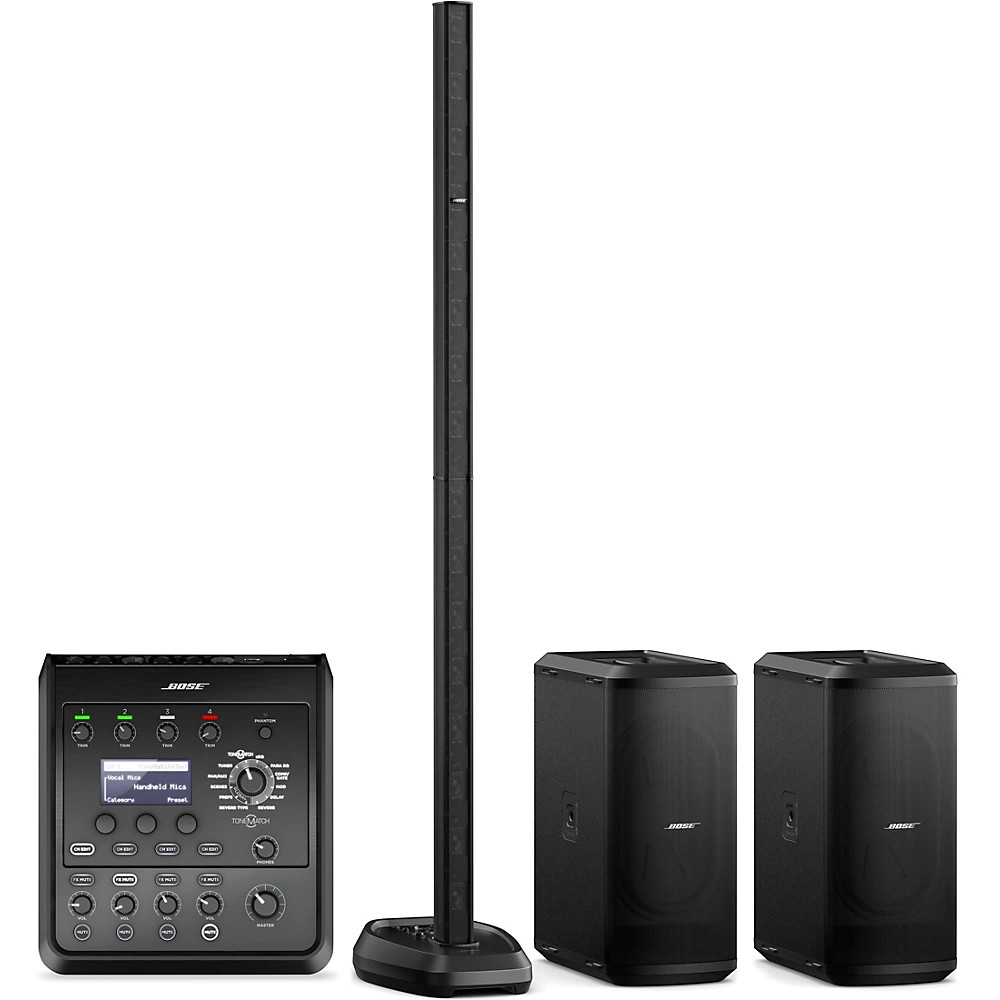 Bose L1 Pro32 Portable PA W/Dual Sub2 Powered Bass Modules and T4S Audio Engine