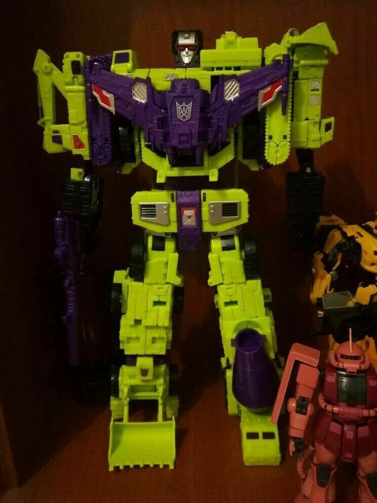 12in For G1 Transformers Robot IDW Devastator Mod Action Figure Toy Set No Box