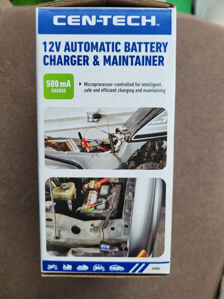 12 Volt Car Battery Charger Maintainer Automatic Float Trickle-NEW-L👀K
