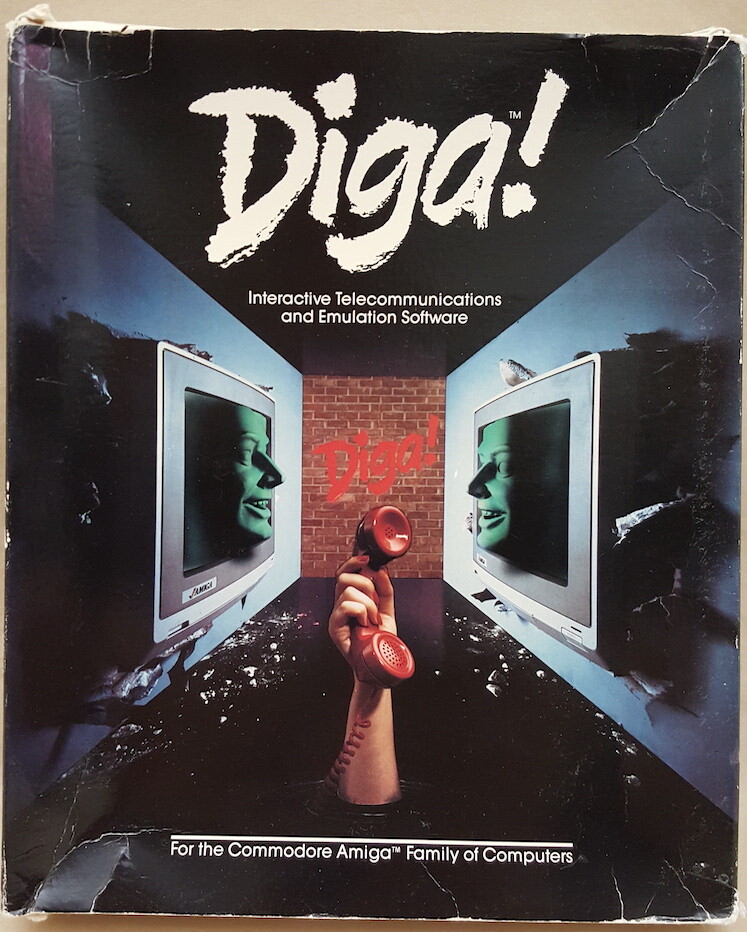 Diga! v1.0 ©1986 Aegis Development Telecommunications for Commodore Amiga #2
