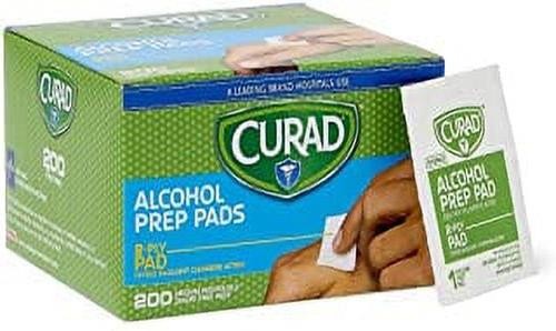 Curad Alcohol Swabs, 200/ 1 Box
