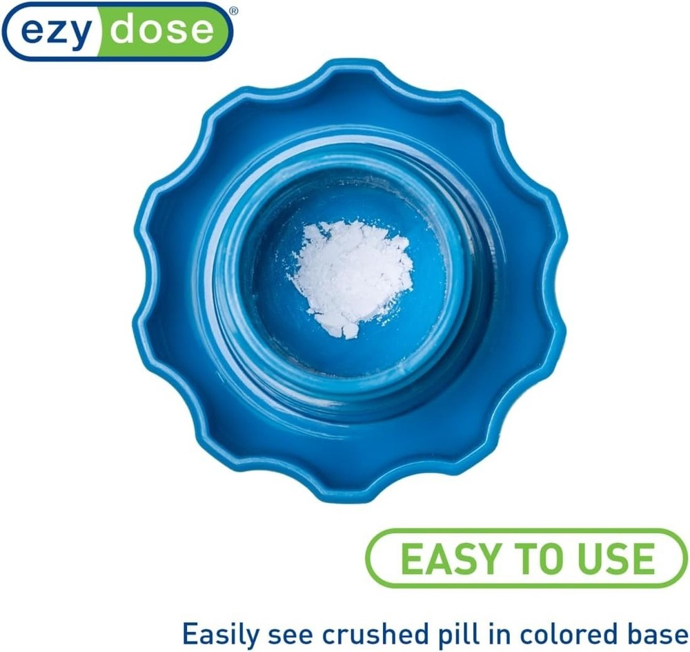 Crush Pill, Vitamins, Tablets, Crusher and Grinder with Storage Compartment, ...