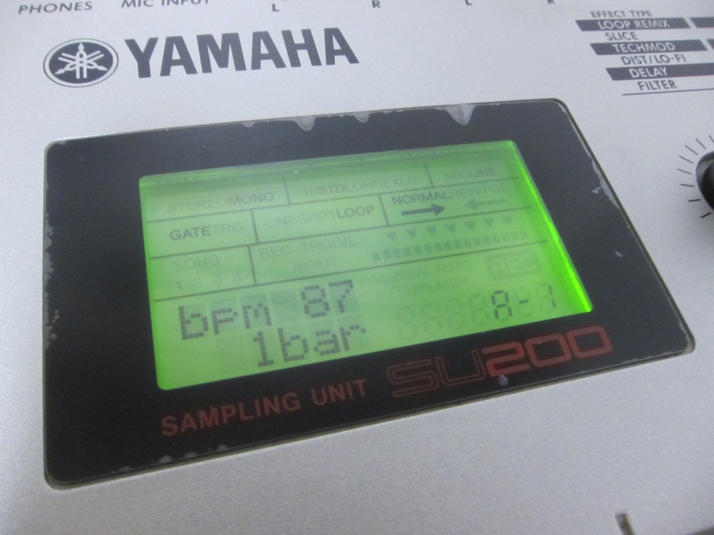 Yamaha SU200 Sampling Unit Loop Sampler Very Good Tested w/ power supply, 128MB