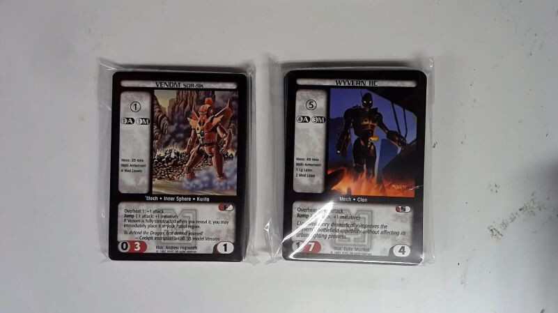 Battletech CCG/TCG Mercenaries Complete Common/Uncommon Set 1997 WOTC