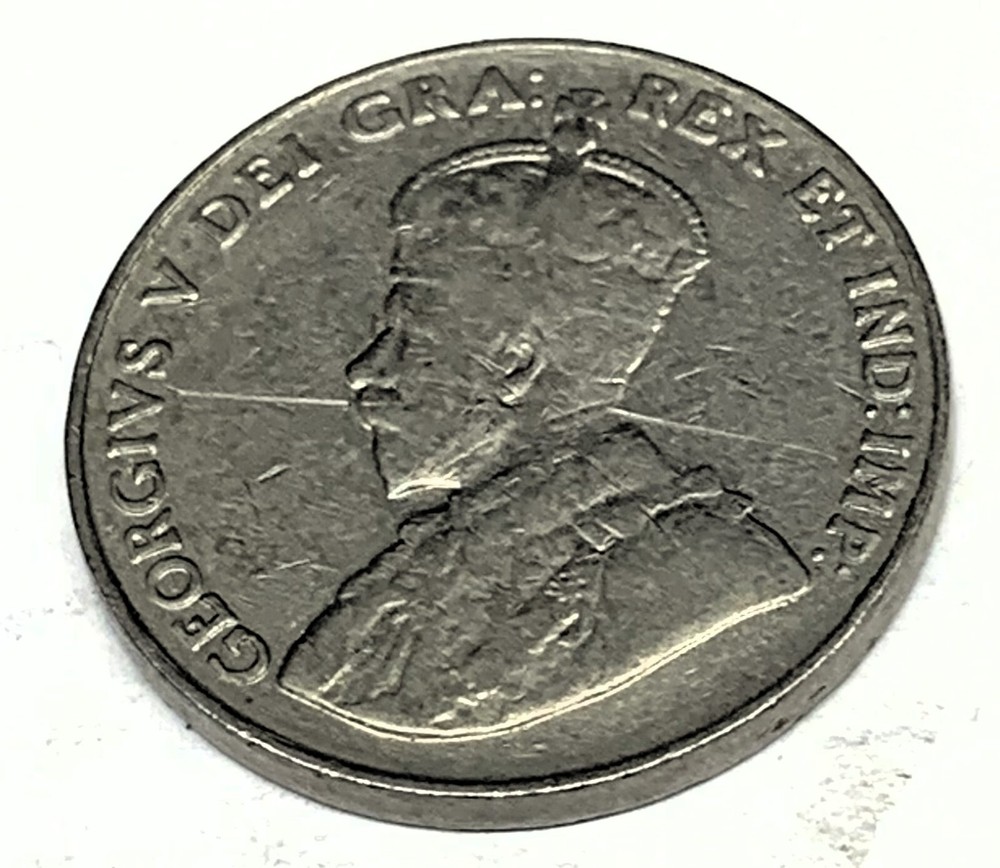 # C1547 CANADA COIN, FIVE CENTS 1934