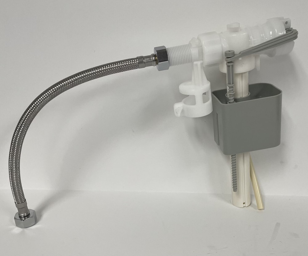 Delta Side Mount Fill Valve with Braided Water Line & Bracket