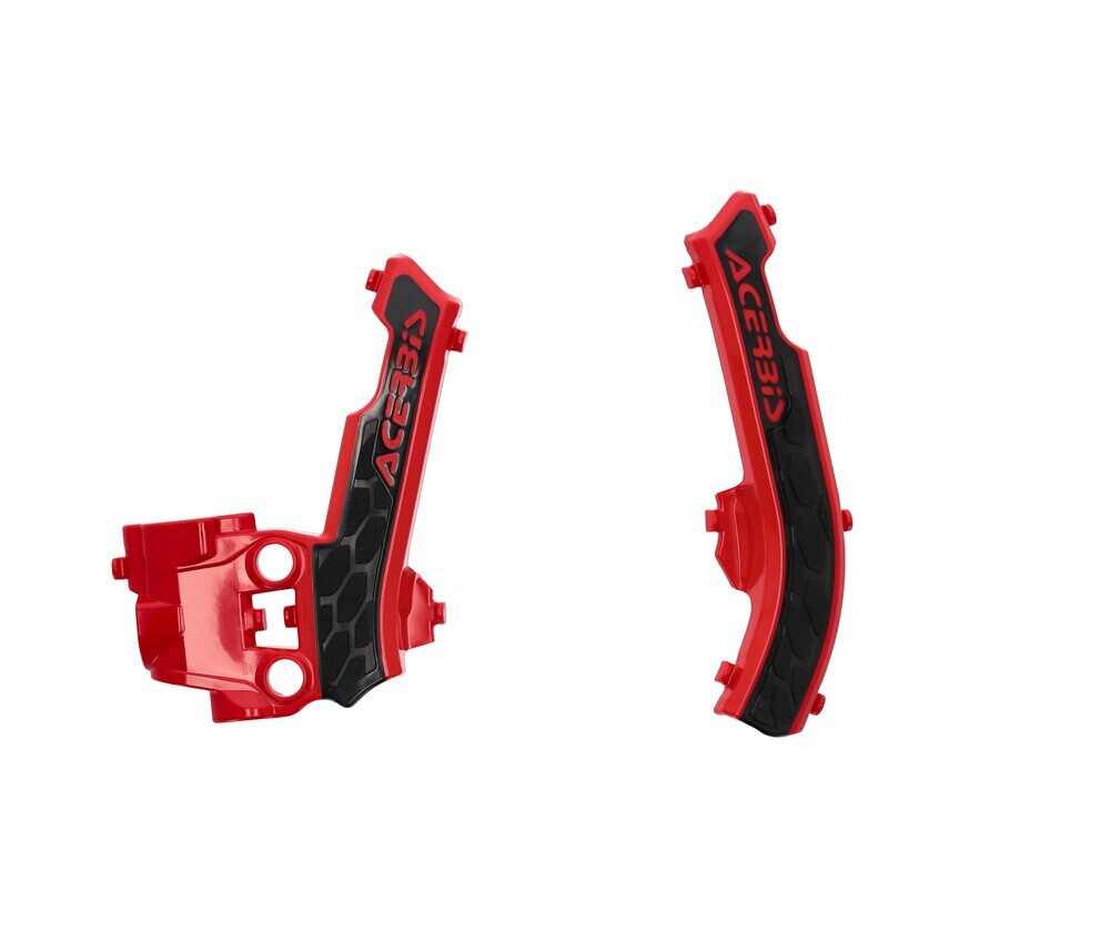 Acerbis - 2979611018 - X-Grip Frame Guard, Red/Black