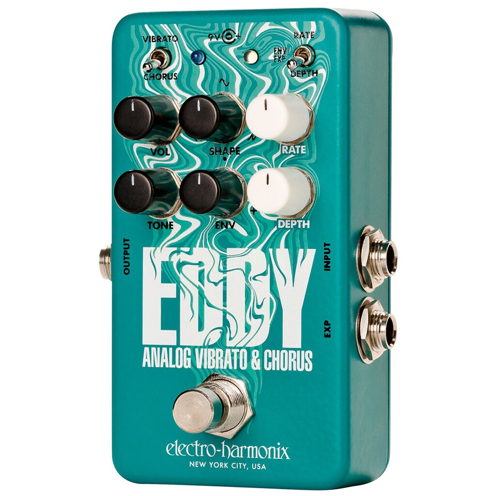 Electro-Harmonix Eddy Chorus Vibrato Effects Pedal w/ Expression